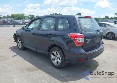 2016 Subaru Forester 2.5I from USA, damaged, VIN JF2SJAAC8GH484890